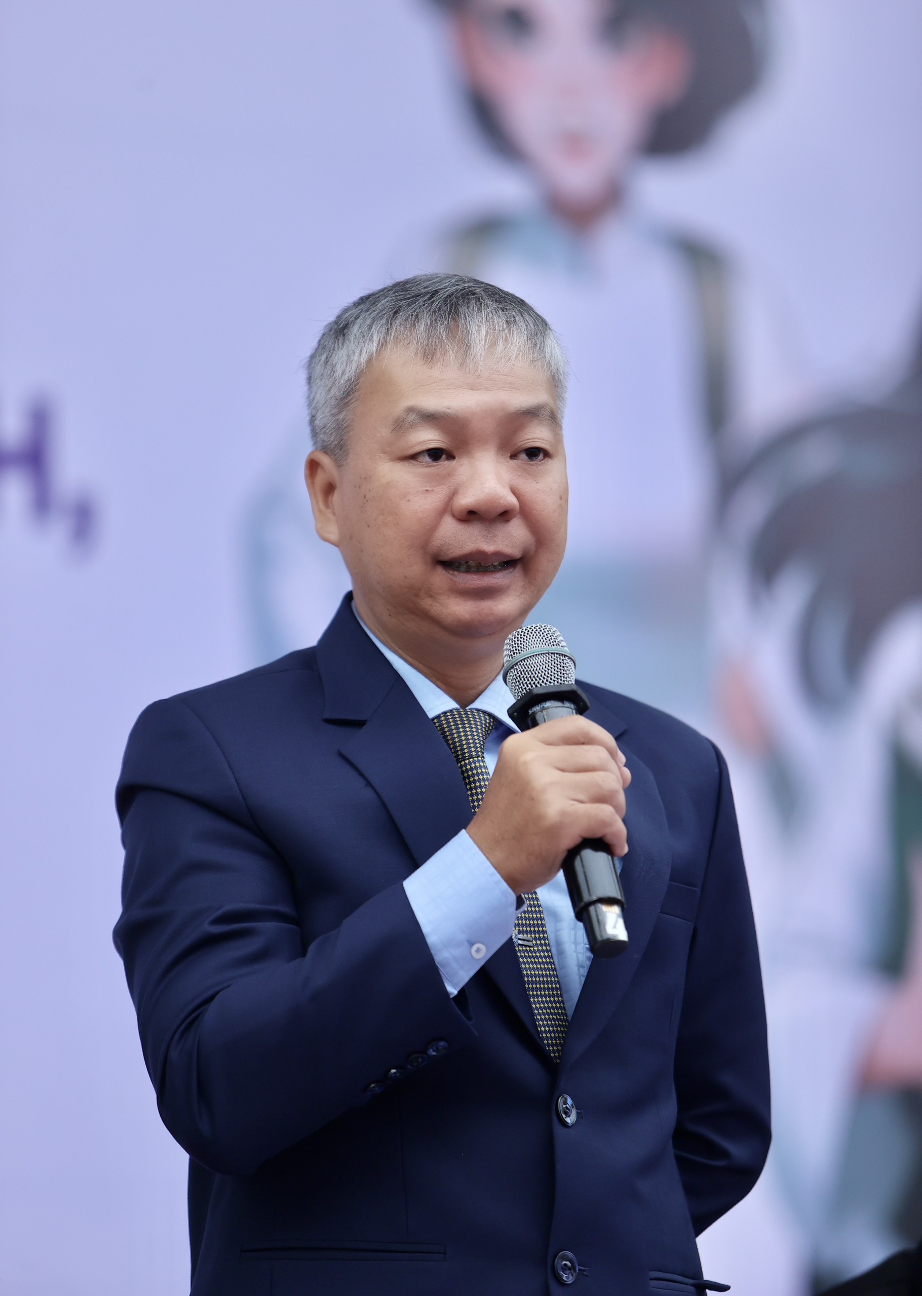 TS Nguyễn Quốc Chính, Giám đốc Trung tâm khảo thí và đánh giá chất lượng đào tạo, Đại học Quốc gia TP.HCM - Ảnh: NGUYỄN KHÁNH TS Nguyễn Quốc Chính, Giám đốc Trung tâm khảo thí và đánh giá chất lượng đào tạo, Đại học Quốc gia TP.HCM, chia sẻ với thí sinh về kỳ thi đánh giá năng lực - Ảnh: NGUYỄN KHÁNH