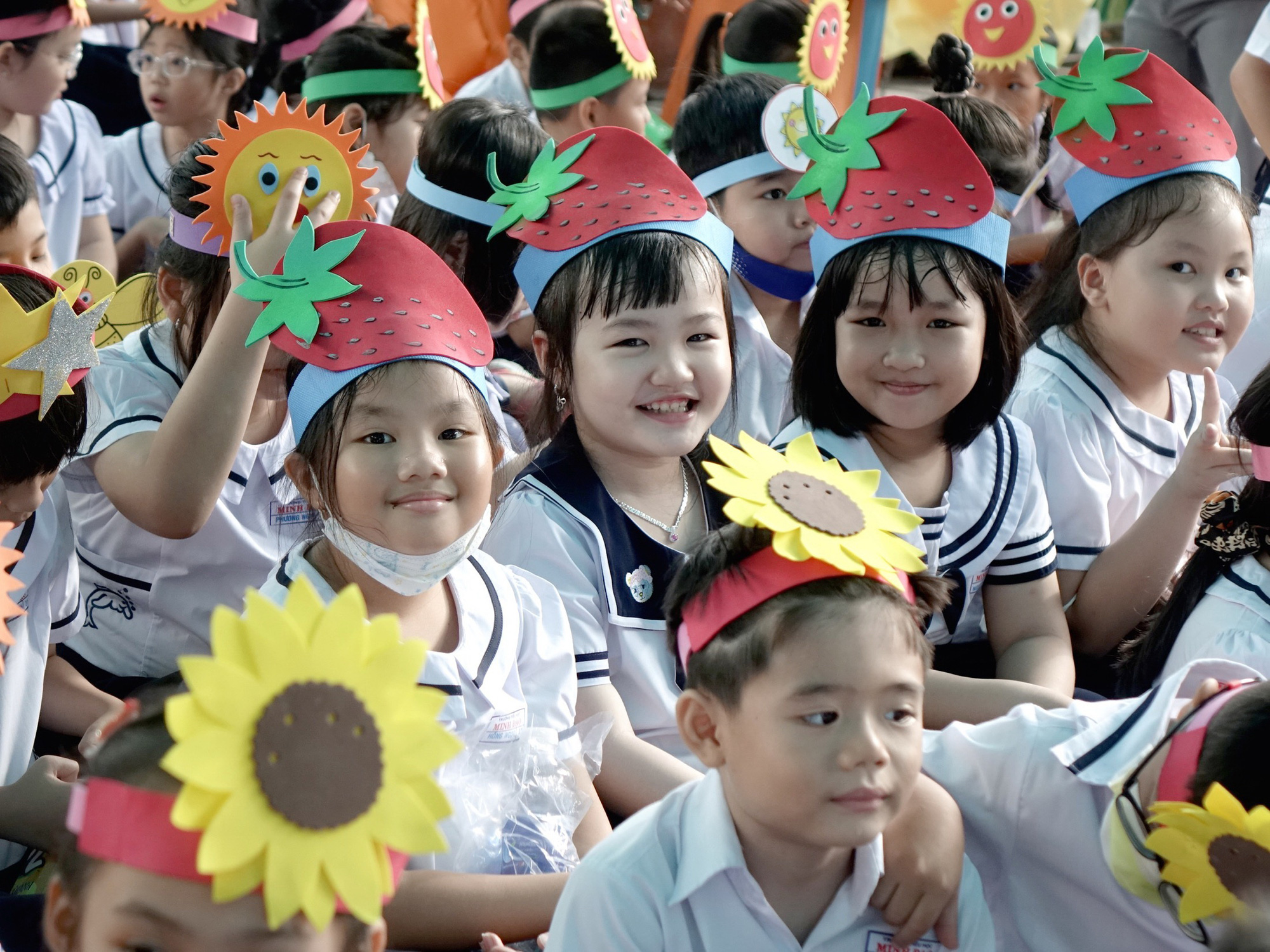 Học sinh Trường tiểu học Minh Đạo (Q.5, TP.HCM) năm học 2023-2024 - Ảnh: N.HÙNG Học sinh Trường tiểu học Minh Đạo (Q.5, TP.HCM) năm học 2023-2024 - Ảnh: N.HÙNG