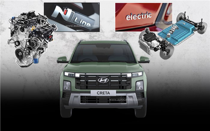Hyundai Creta N Line 2024 lộ diện trên phố với nhiều chi tiết thể thao- Ảnh 7. Hyundai Creta sắp thêm 2 phiên bản mới: Chạy điện và hiệu suất cao