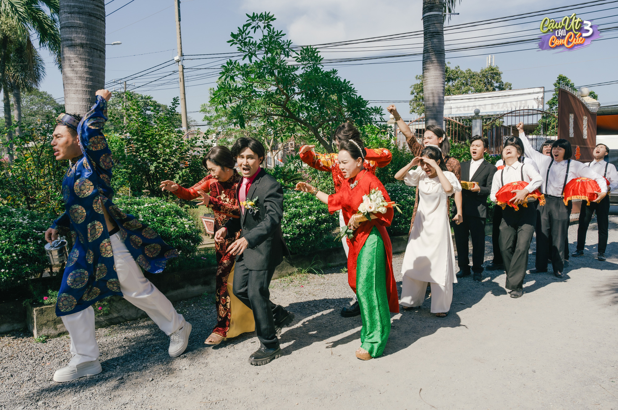 Huỳnh Lập tái hiện cảnh đám cưới Puka trong phim Tết- Ảnh 4.