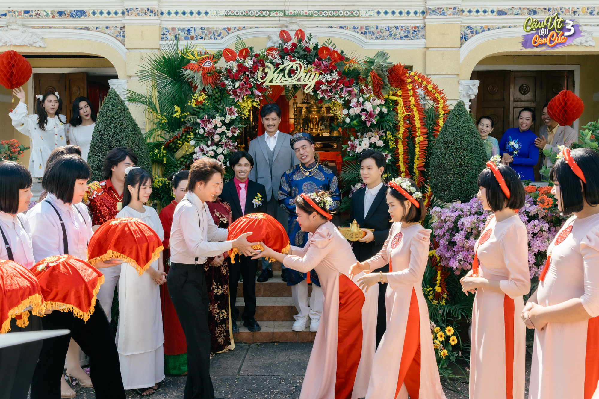 Huỳnh Lập tái hiện cảnh đám cưới Puka trong phim Tết- Ảnh 5.