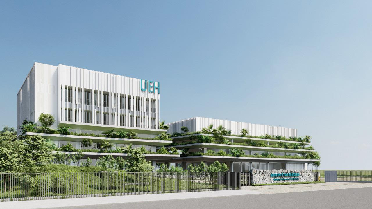 Phối cảnh phân hiệu Đại học Kinh tế TP.HCM tại Nha Trang, Khánh Hòa - Ảnh: UEH