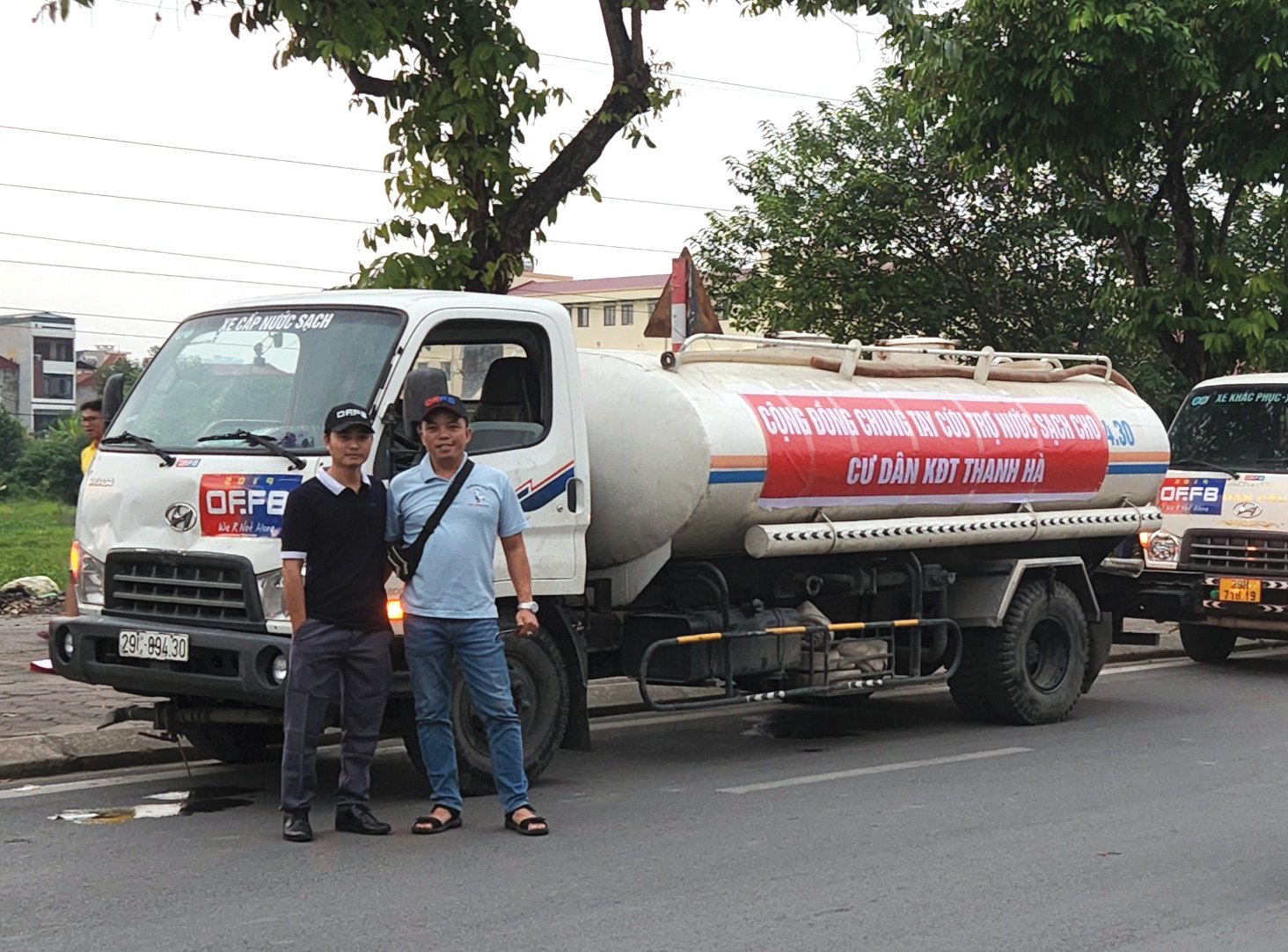 OF.FB cứu trợ đồng bào bị lũ lụt tại miền Trung tháng 11-2020, hỗ trợ cung cấp nước sạch cho cư dân khu đô thị Thanh Hà, Hà Nội tháng 10-2023