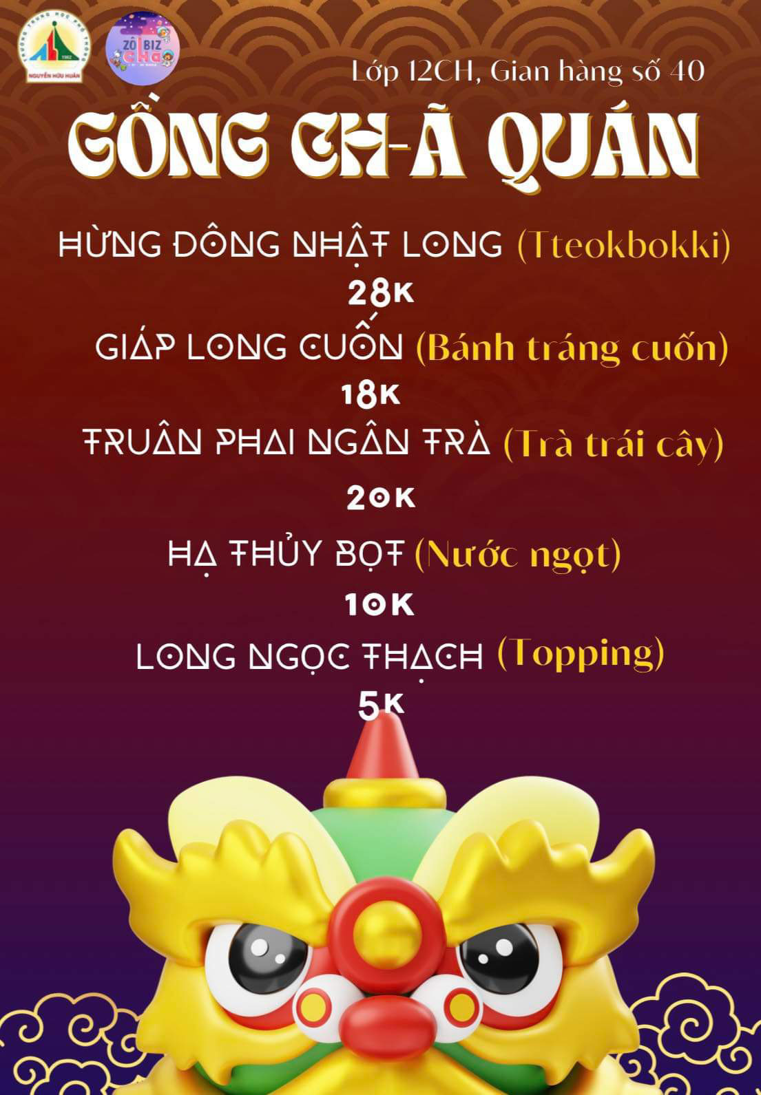 Teen THPT Nguyễn Hữu Huân khoe menu cực ngon trước thềm Hội chợ dân gian- Ảnh 1.