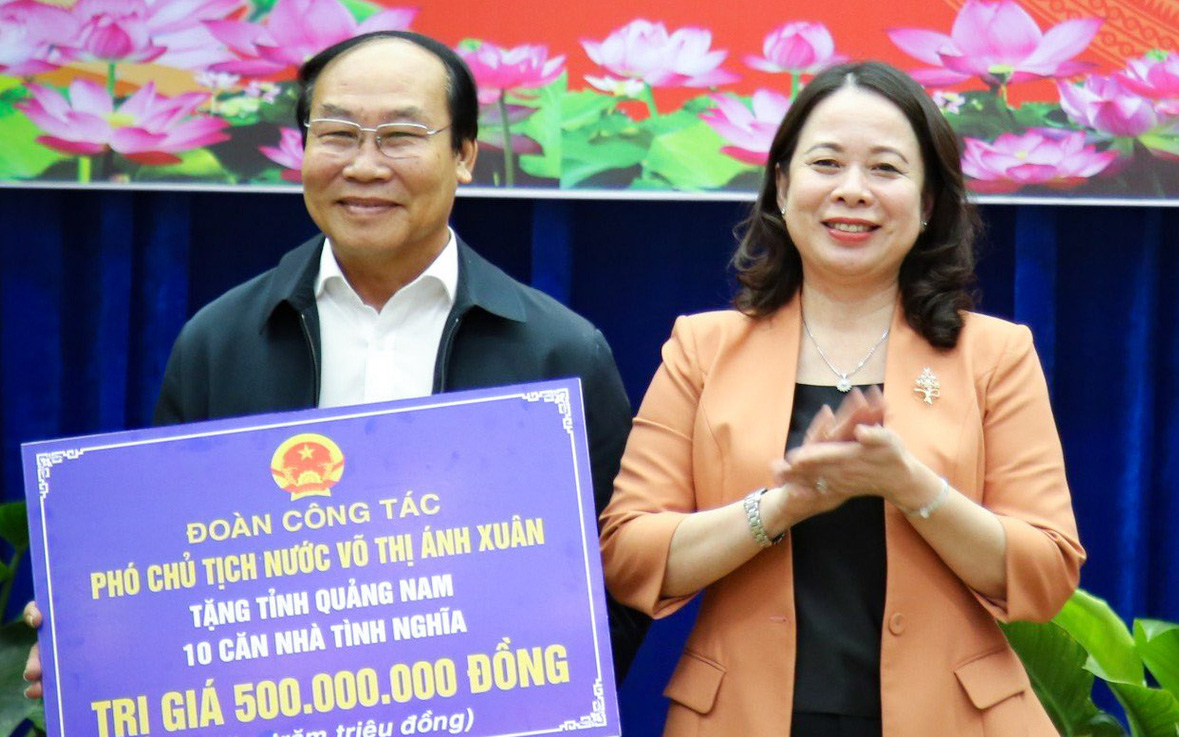 Phó chủ tịch nước thăm bệnh nhân, tặng quà Tết người nghèo
