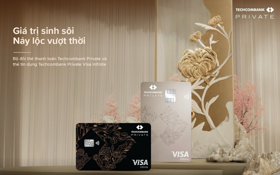 Nhóm cổ phiếu ngân hàng ở vùng định giá hấp dẫn 2024- Ảnh 7. Techcombank ra mắt bộ đôi thẻ dành cho hội viên cao cấp