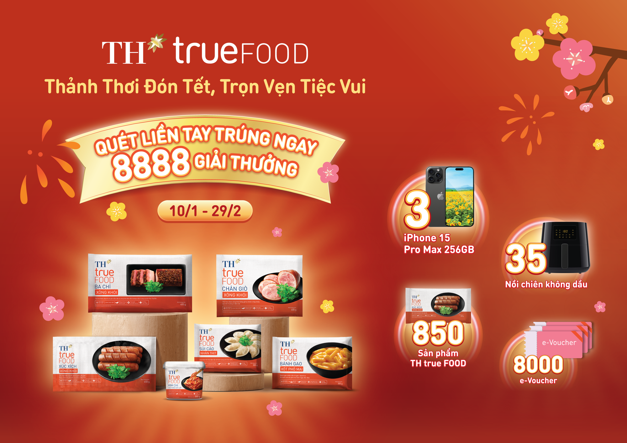 Thảnh thơi đón Tết, trọn vẹn tiệc vui với TH true FOOD- Ảnh 4. Thảnh thơi đón Tết, trọn vẹn tiệc vui với TH true FOOD- Ảnh 4.