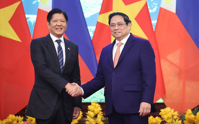 Chủ tịch Quốc hội hội kiến Tổng thống Philippines- Ảnh 2. Thủ tướng Phạm Minh Chính tiếp Tổng thống Philippines Ferdinand Marcos Jr.