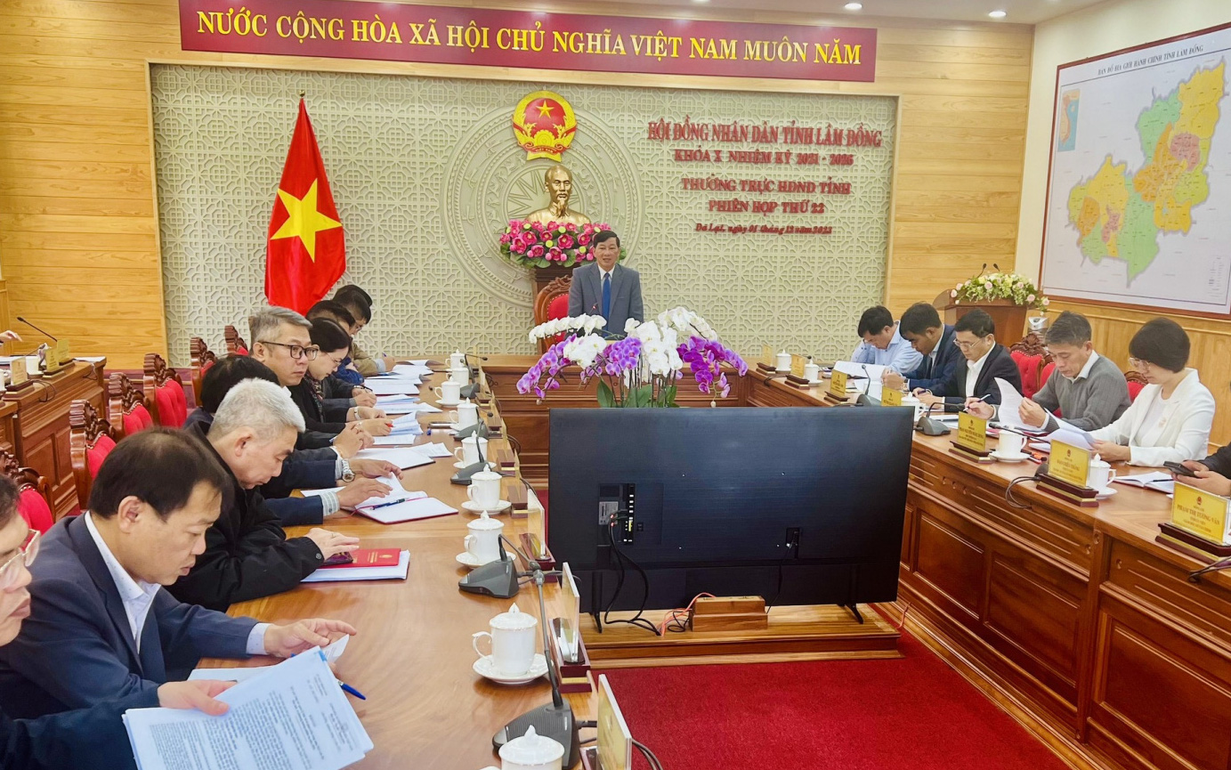 Phân công ủy viên ban thường vụ giải quyết công việc của Thường trực Tỉnh ủy Lâm Đồng- Ảnh 3. Lâm Đồng thông báo hỏa tốc hoãn phiên họp Thường trực HĐND tỉnh