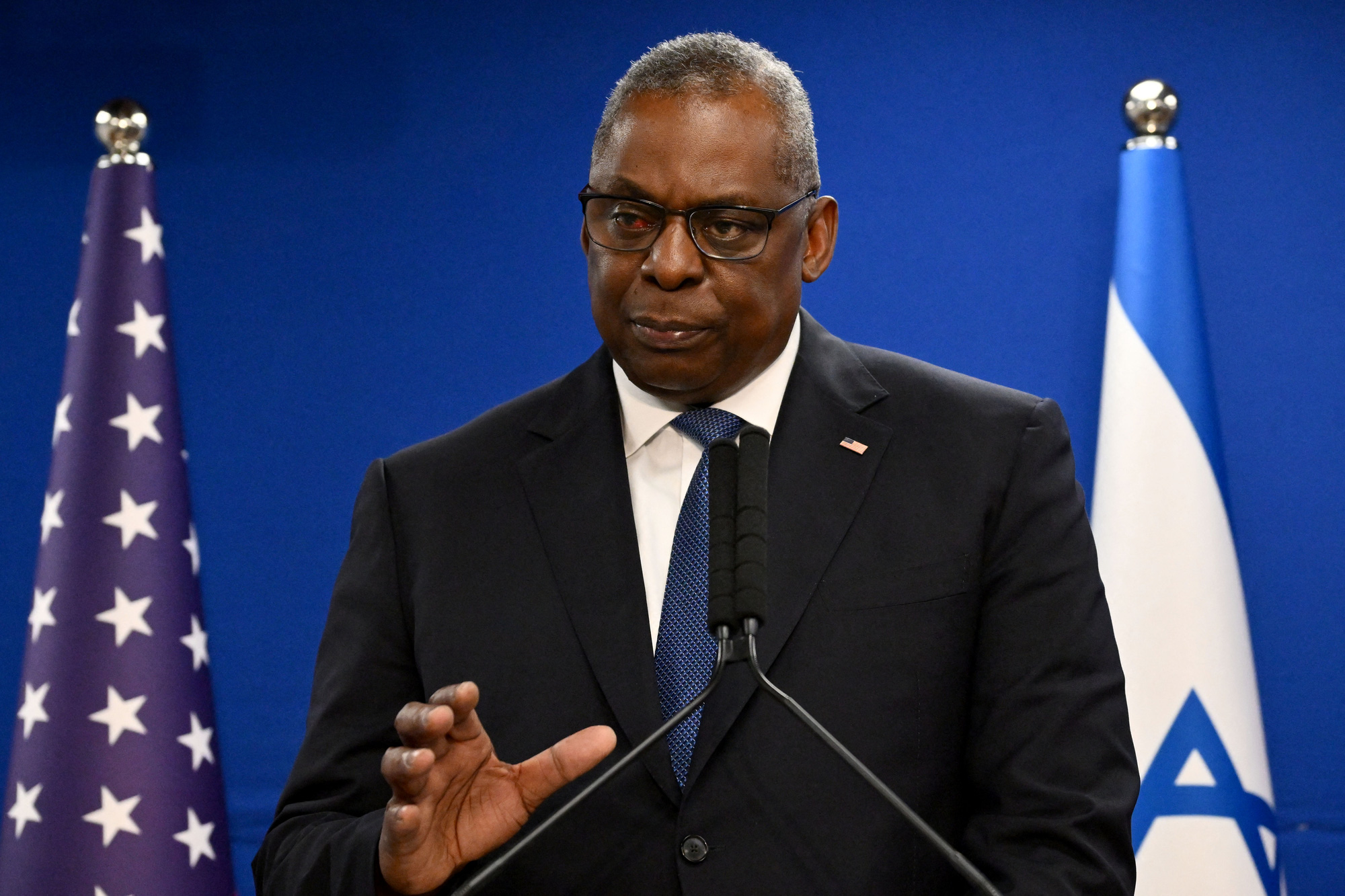 Bộ trưởng Quốc phòng Mỹ Lloyd Austin - Ảnh: AFP Bộ trưởng Quốc phòng Mỹ Lloyd Austin năm nay 71 tuổi - Ảnh: AFP
