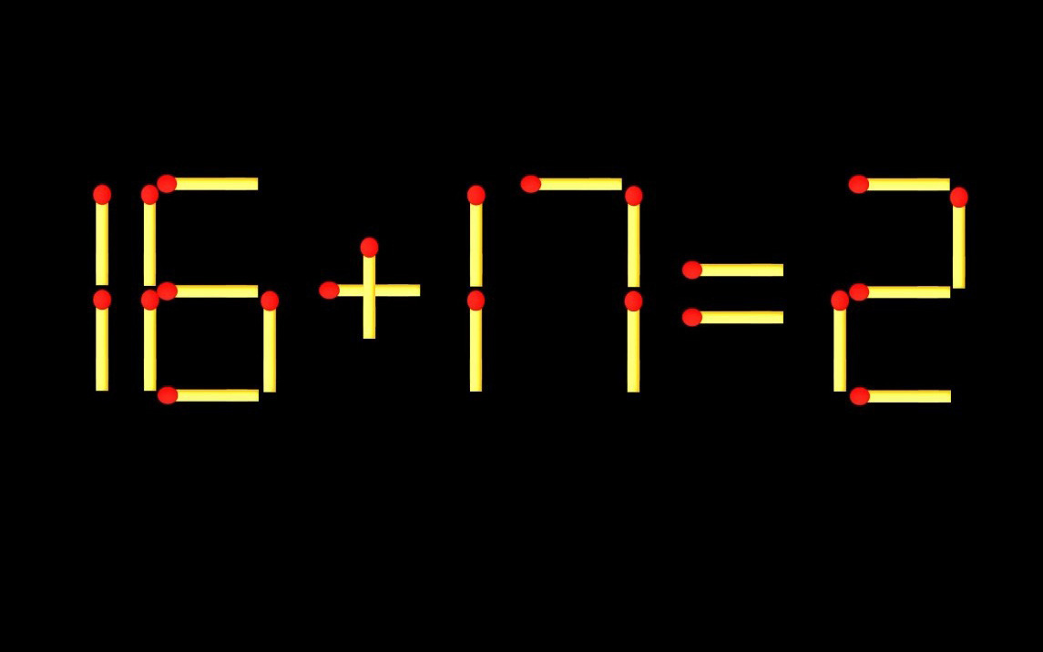 Thử tài IQ: Di chuyển một que diêm để 11+17=8 thành phép tính đúng - Ảnh 9.