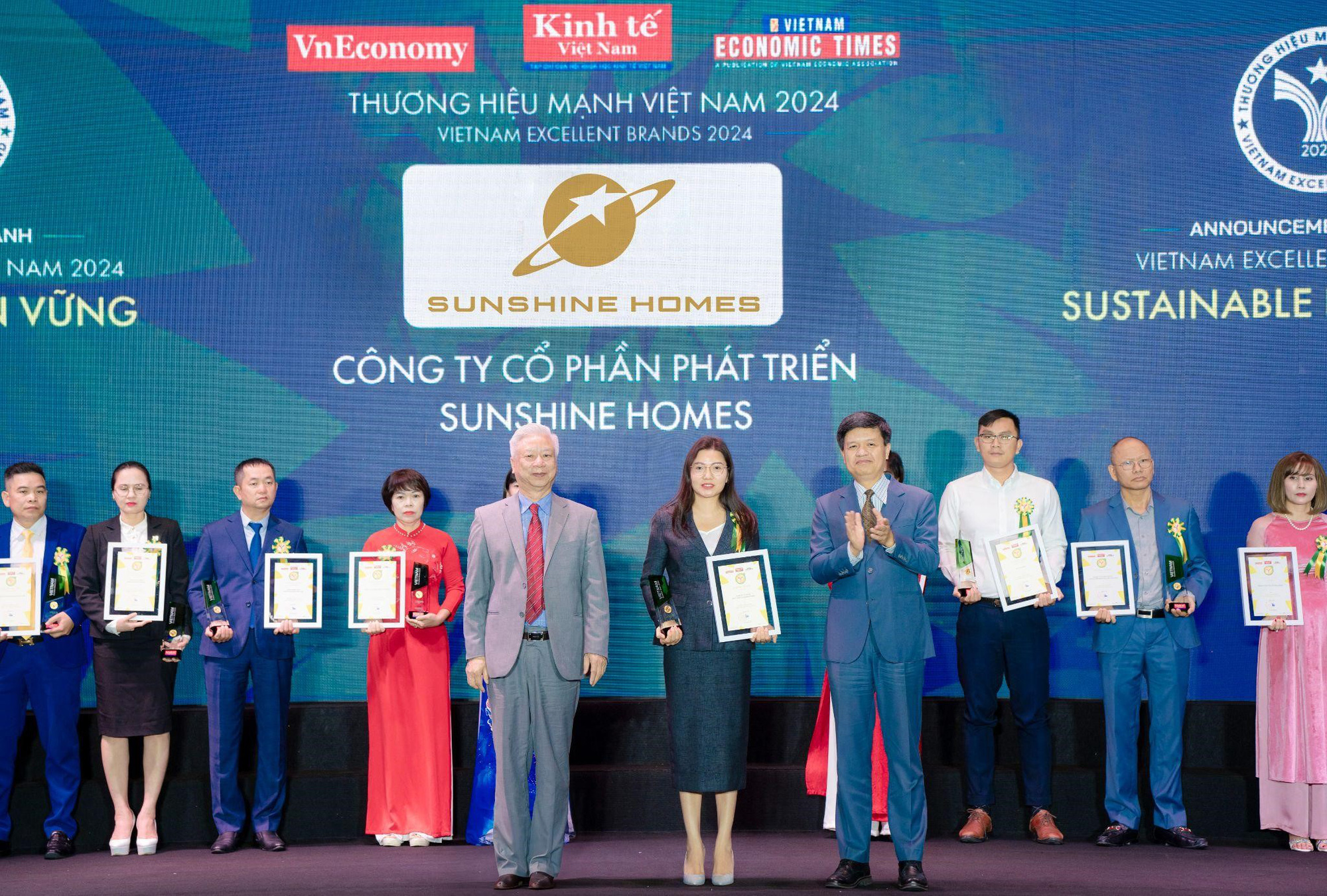 Sunshine Homes được vinh danh thương hiệu mạnh, phát triển bền vững 2024 - Ảnh 1.