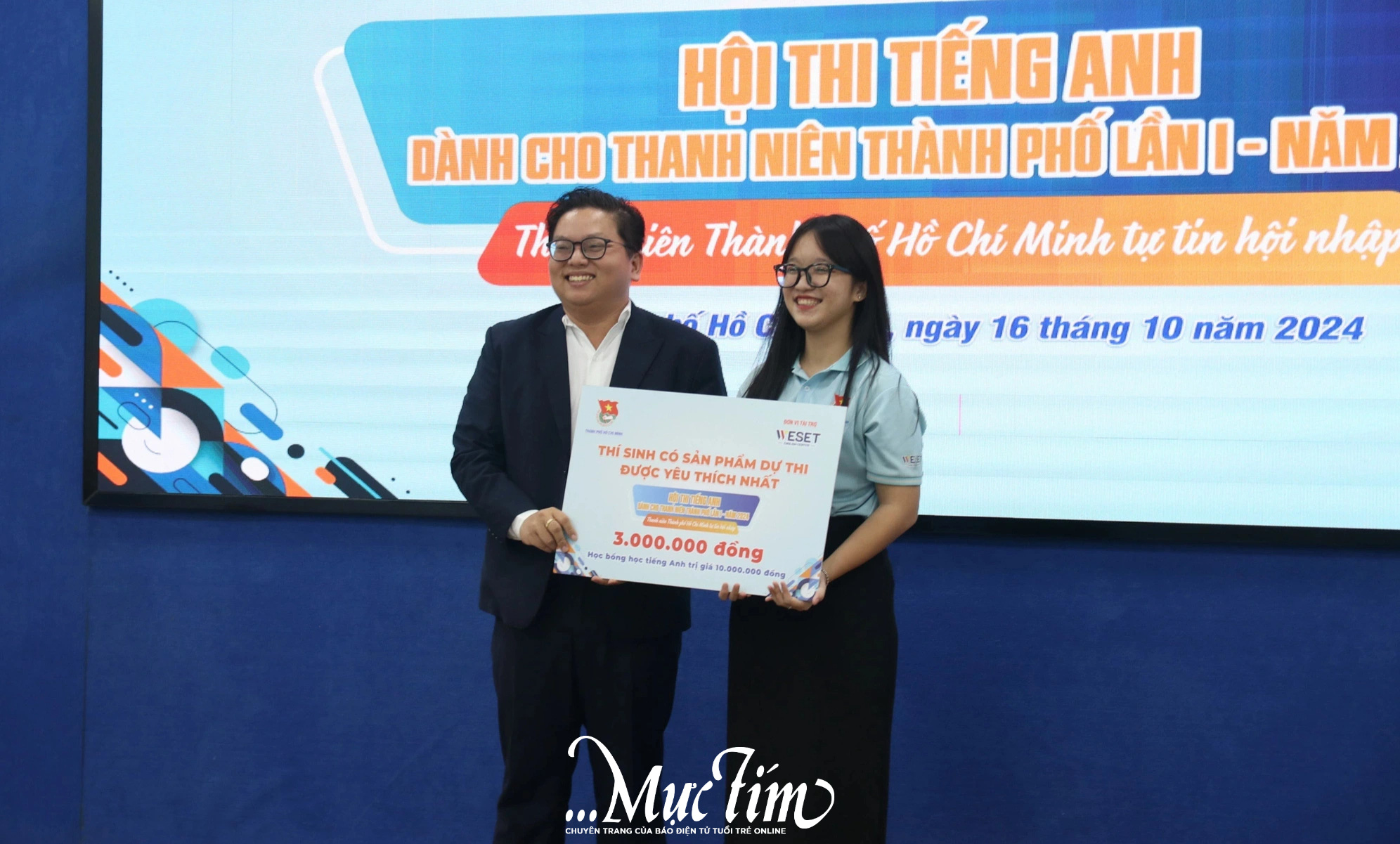 Phan Quang Trường đoạt giải nhất Hội thi tiếng Anh dành cho thanh niên Thành phố 2024- Ảnh 3.