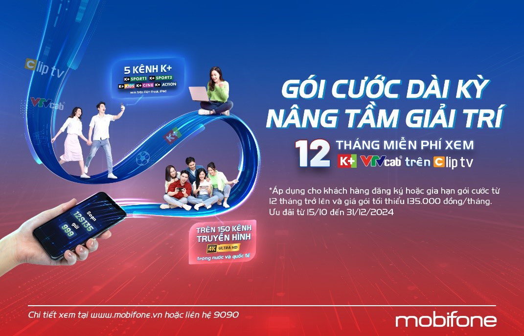 Đắm chìm trong thế giới giải trí đa sắc màu với các gói cước dài kỳ MobiFone - Ảnh 1.