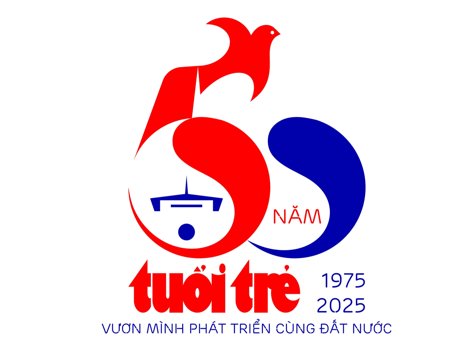 Nhiều sáng tạo trong thiết kế logo, ý tưởng slogan kỷ niệm 50 năm thành lập báo Tuổi Trẻ - Ảnh 7.