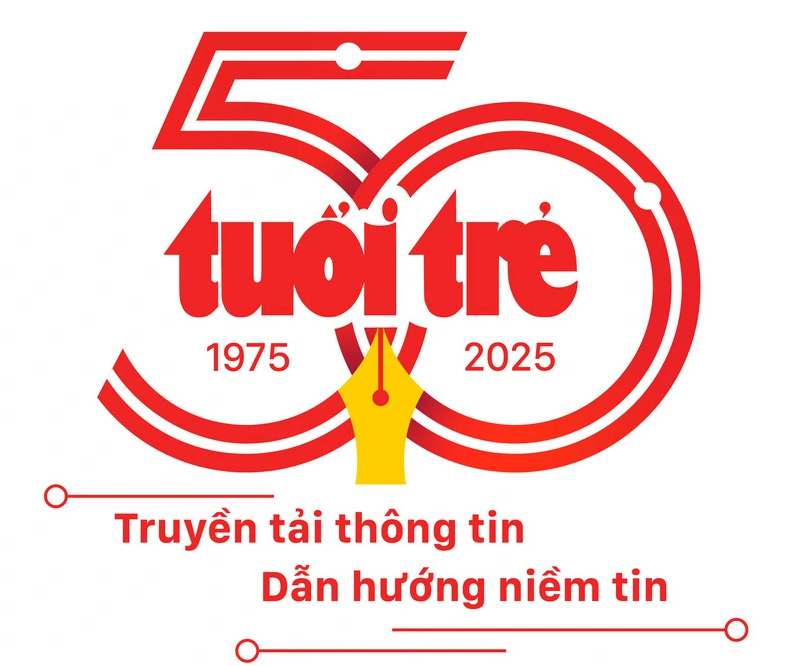 Thiết kế logo, ý tưởng slogan kỷ niệm 50 năm thành lập báo Tuổi Trẻ - Ảnh 1.