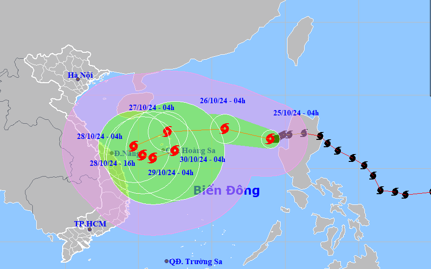 Quân đội sẵn sàng 285.000 người, 13 máy bay, trực thăng ứng phó bão Trà Mi - Ảnh 1.