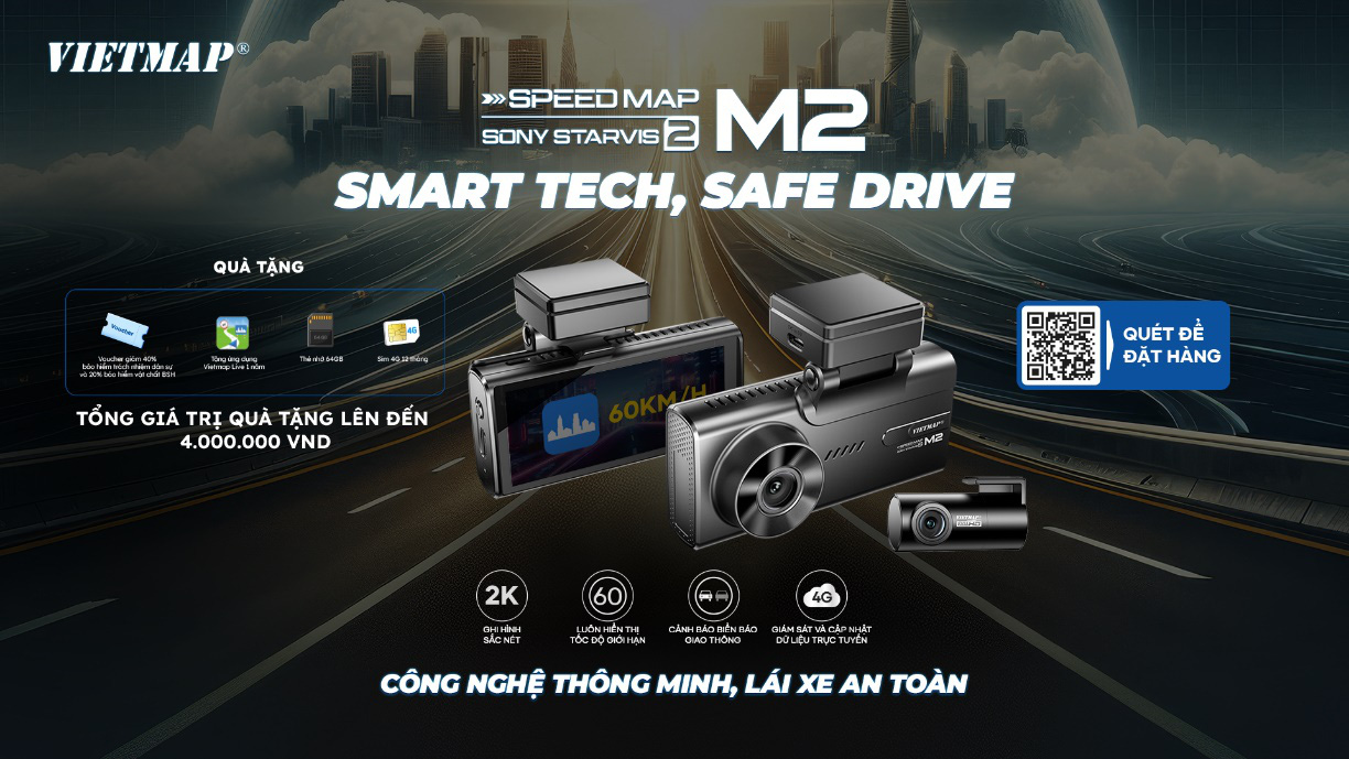 Vietmap ra mắt camera hành trình SpeedMap M2 - Ảnh 3.