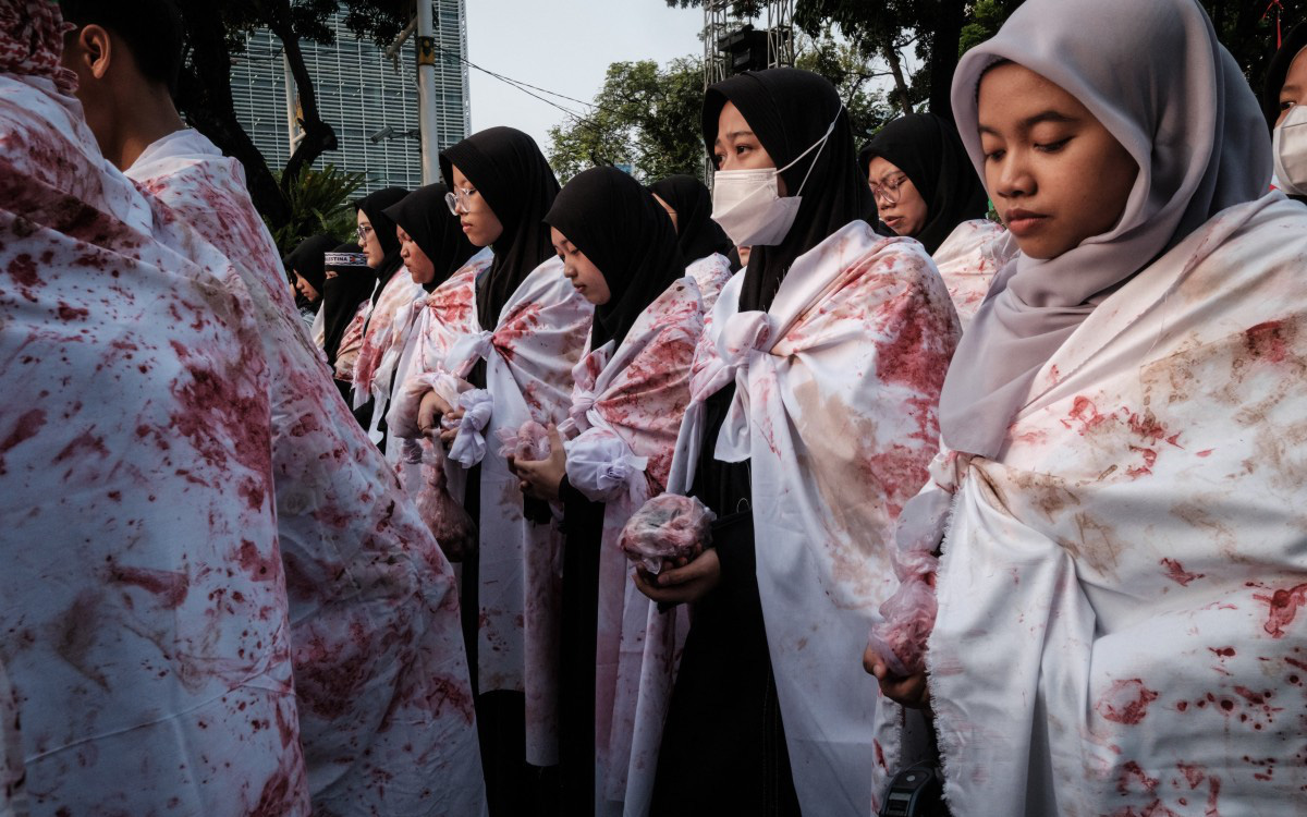 Nhìn lại một năm xung đột Israel - Hamas ở Dải Gaza - Ảnh 20.
