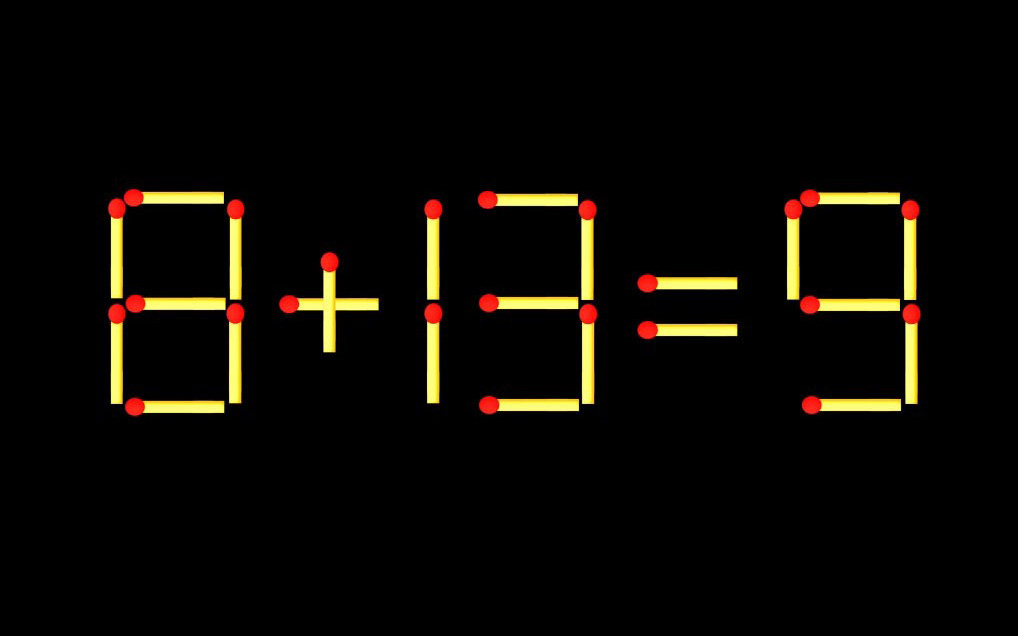 Thử tài IQ: Di chuyển một que diêm để 8+19=5 thành phép tính đúng - Ảnh 9.