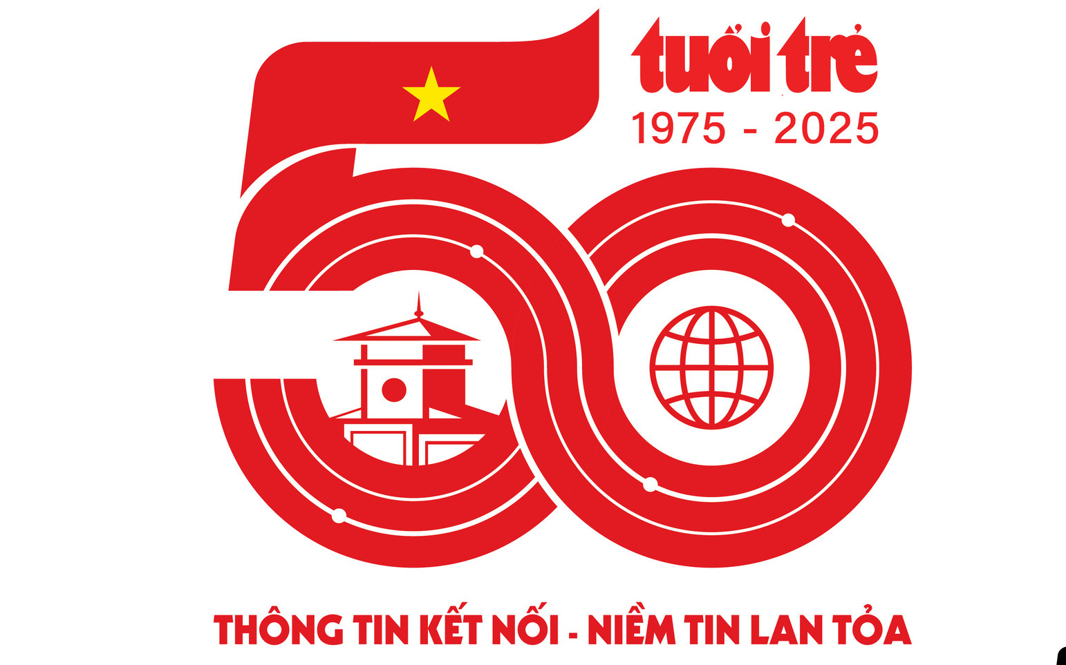Thiết kế logo, ý tưởng slogan bạn đọc gửi báo Tuổi Trẻ nhân kỷ niệm 50 năm thành lập - Ảnh 4.