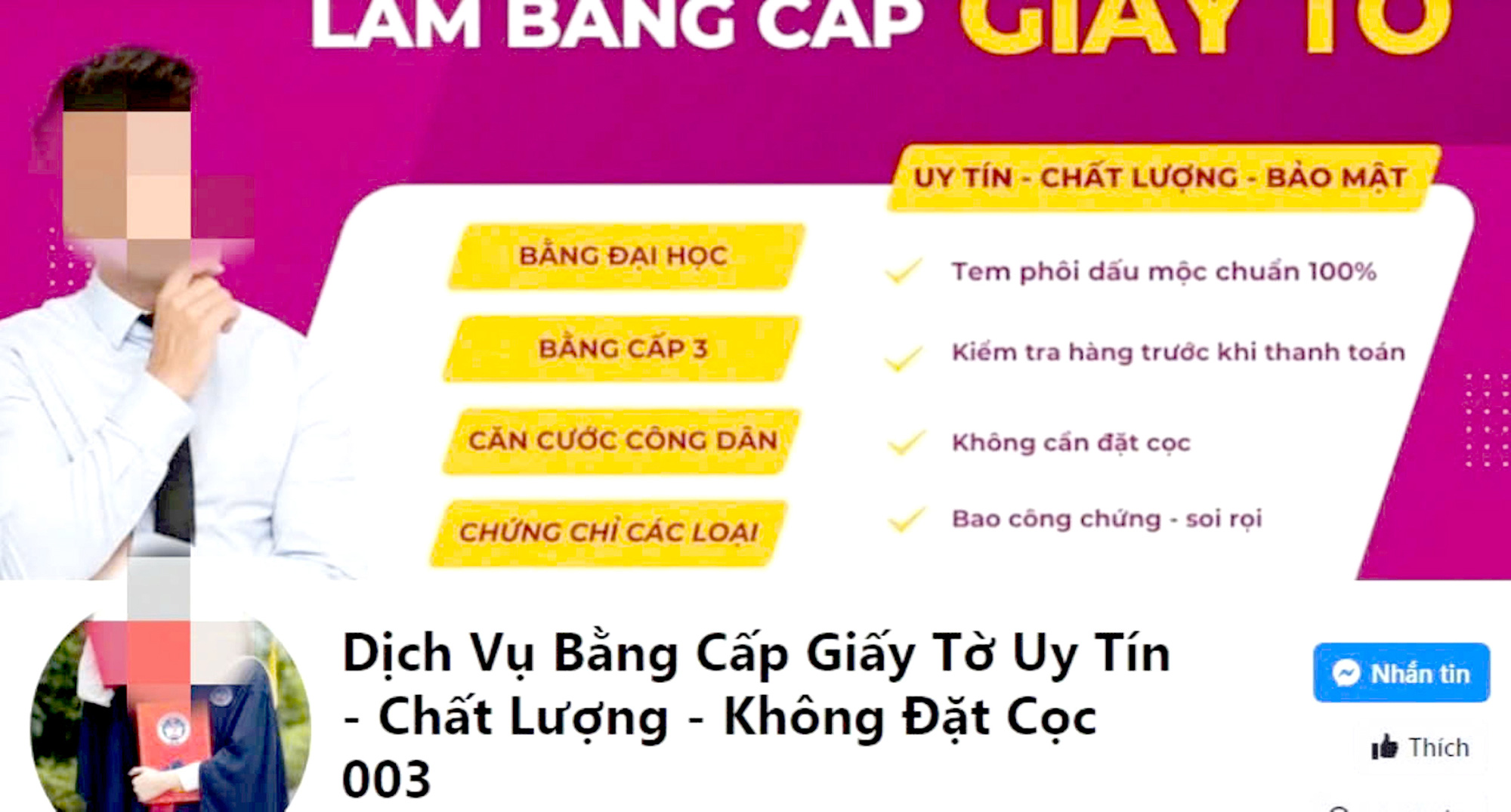 Đã làm giả giấy tờ còn đi nộp công an - Ảnh 1.