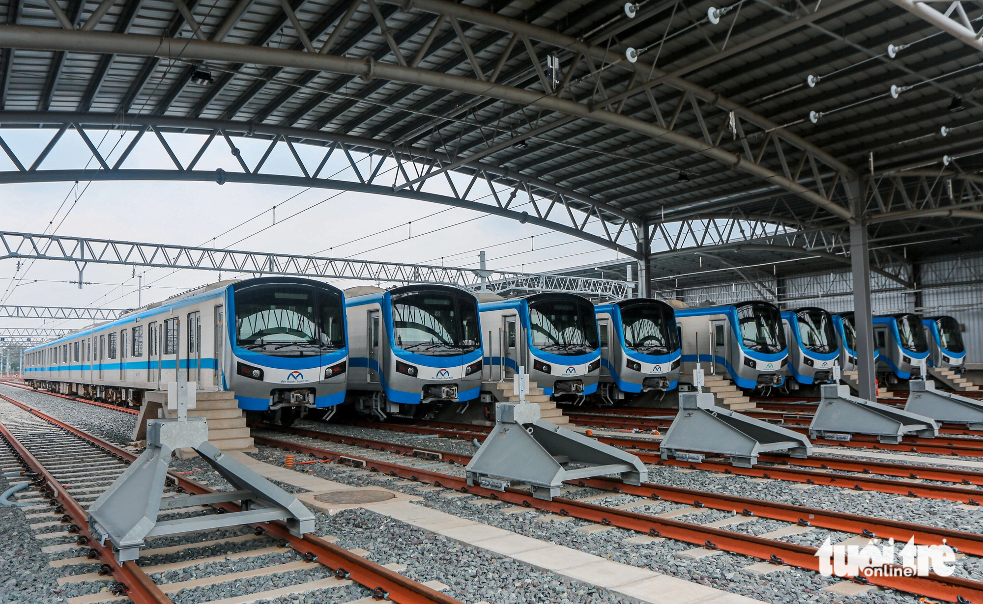 Diện mạo siêu depot Long Bình - nơi tập kết tàu metro số 1 - Ảnh 11.