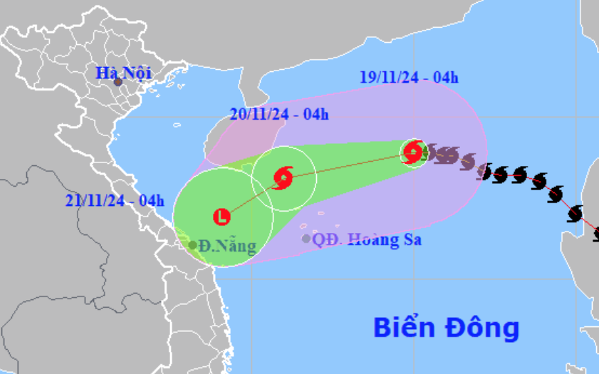 Thời tiết hôm nay 23-11: Vùng núi Bắc Bộ rét, Trung Bộ mưa to - Ảnh 2.