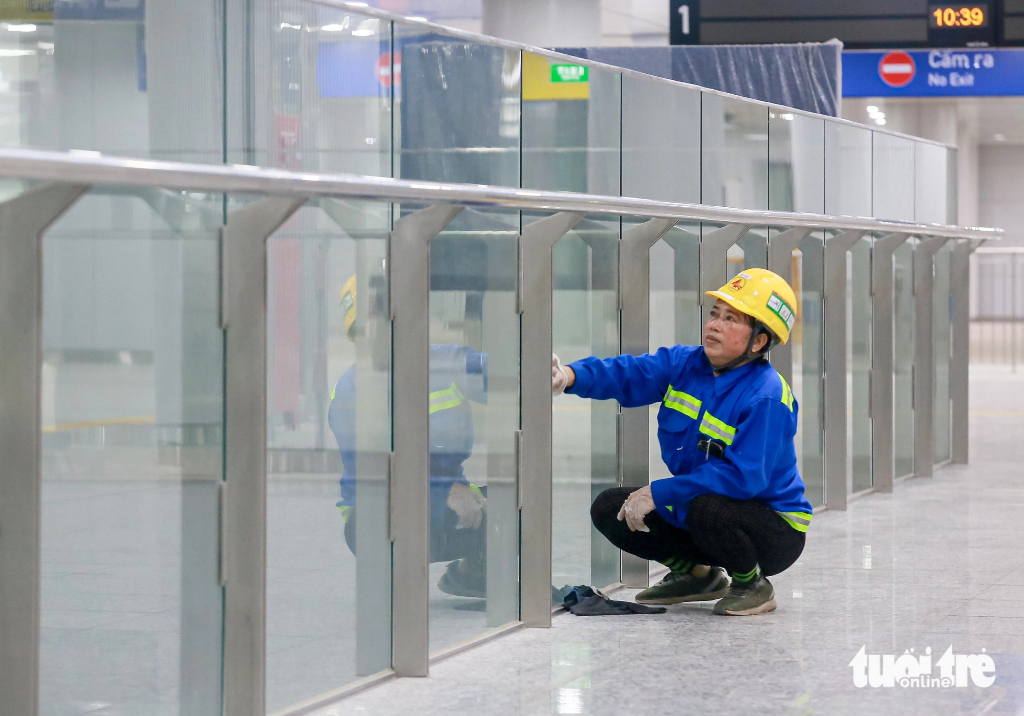 Diện mạo ga ngầm Bến Thành: Ga lớn nhất của metro số 1 sẵn sàng khai thác thương mại  - Ảnh 11.