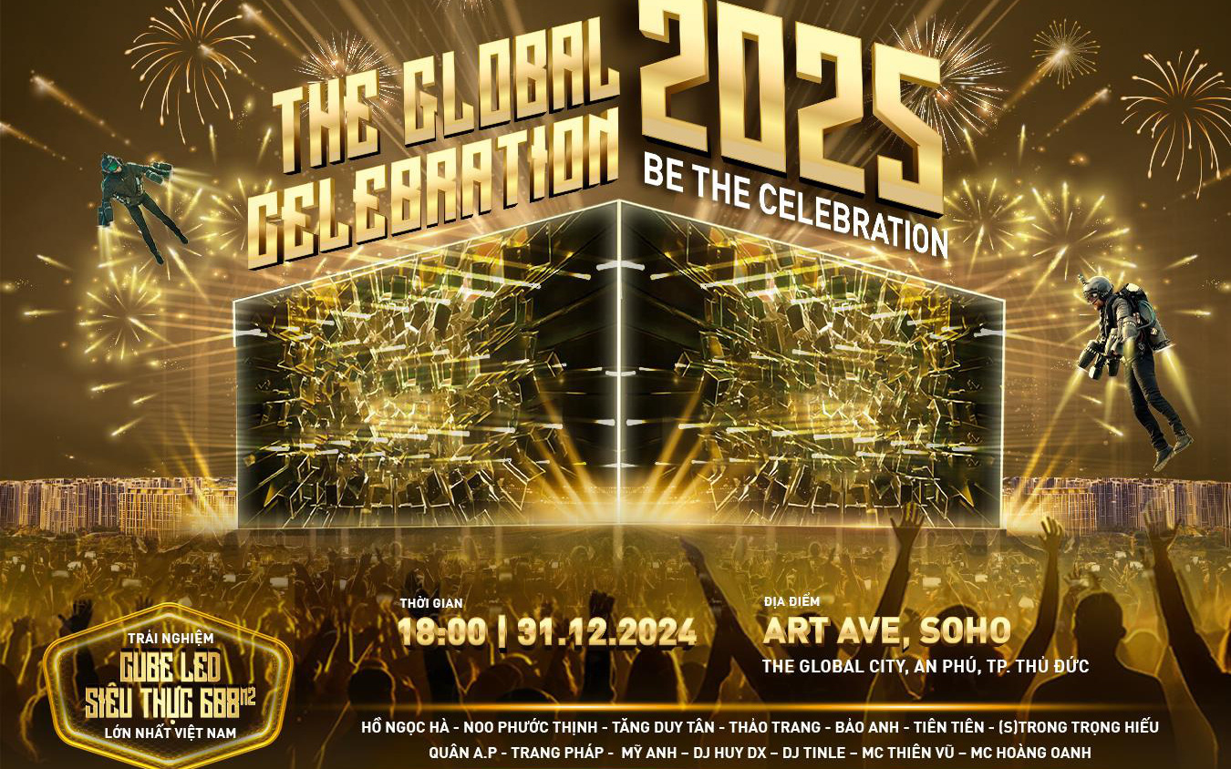 Ngắm sân khấu lập phương khổng lồ trong đêm countdown tại The Global City - Ảnh 5.