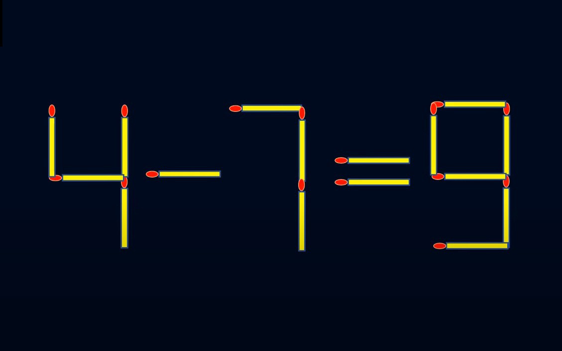 Thử tài IQ: Di chuyển một que diêm để 3+4=1 thành phép tính đúng - Ảnh 9.