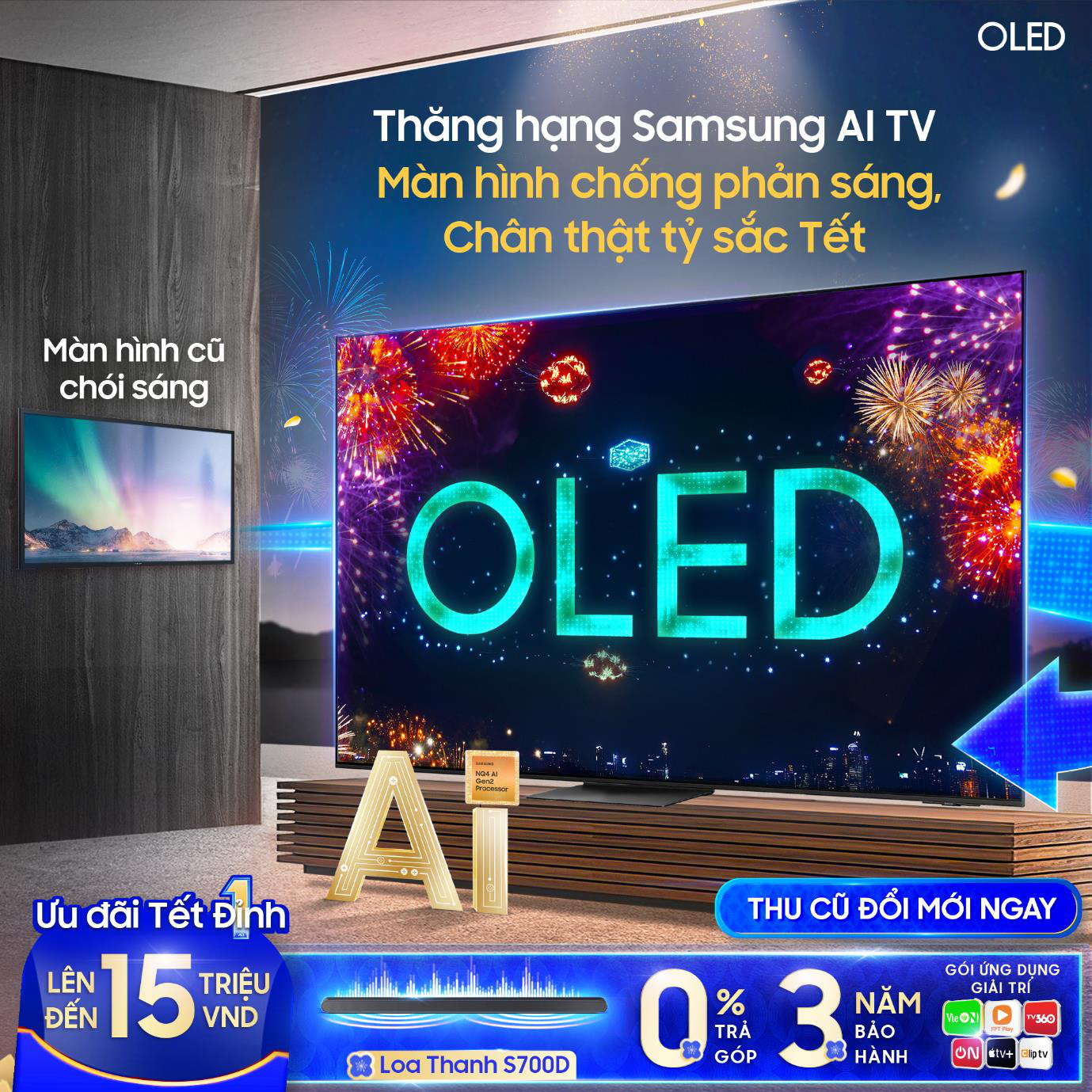 Thưởng thức ASEAN Cup 2024 với Samsung AI OLED TV - Ảnh 2.