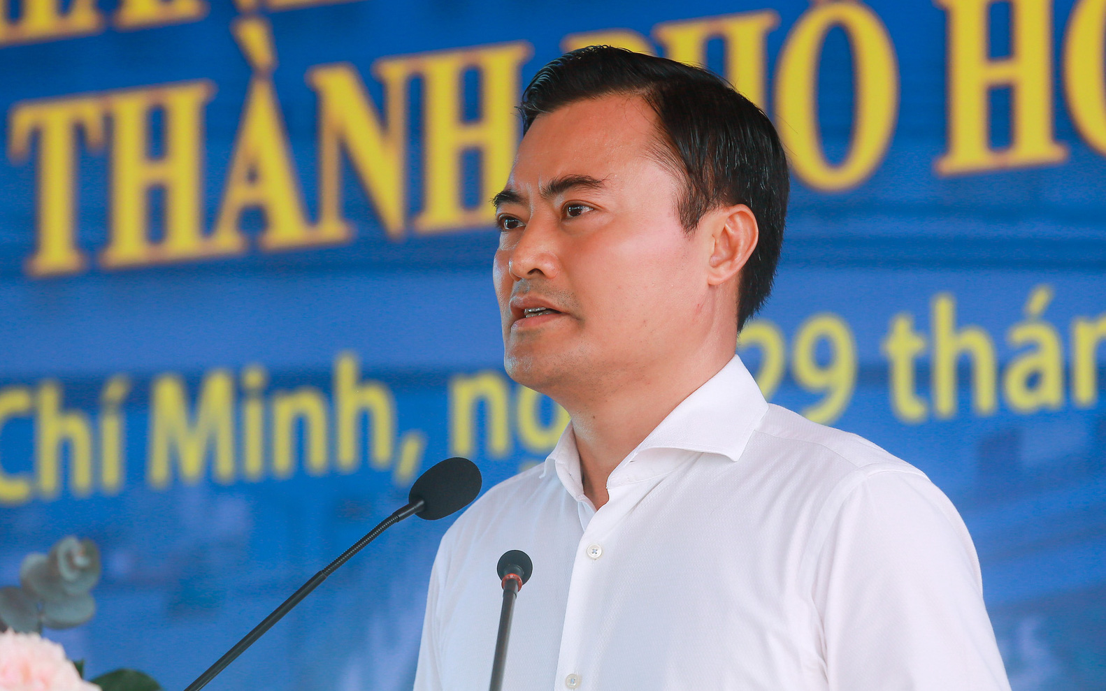 Công trường vành đai 3 qua TP Thủ Đức hối hả những ngày cận Tết - Ảnh 2.