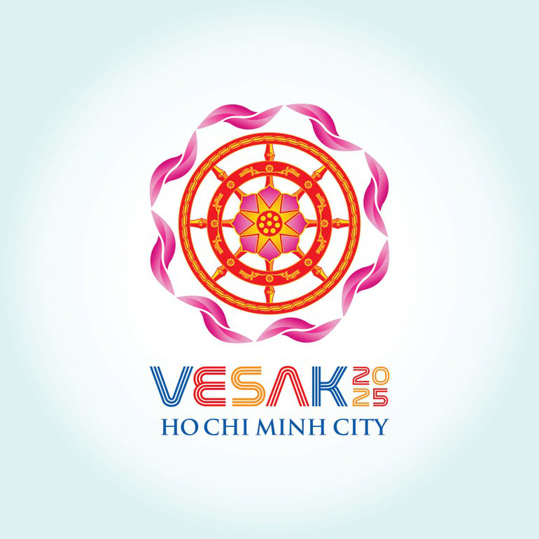 Logo Đại lễ Phật đản Vesak Liên Hiệp Quốc 2025 đậm bản sắc Việt Nam - Ảnh 1.