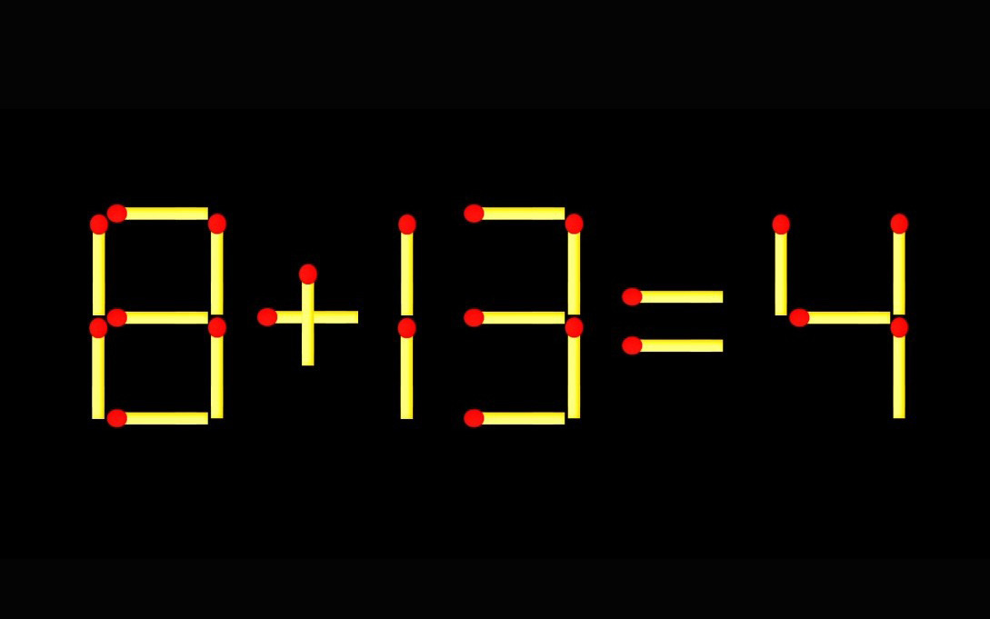 Thử tài IQ: Di chuyển một que diêm để 8+3=3 thành phép tính đúng - Ảnh 9.