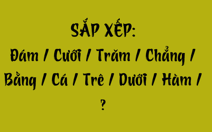 Thử tài tiếng Việt: Sắp xếp các từ sau thành câu có nghĩa (P156) - Ảnh 6.