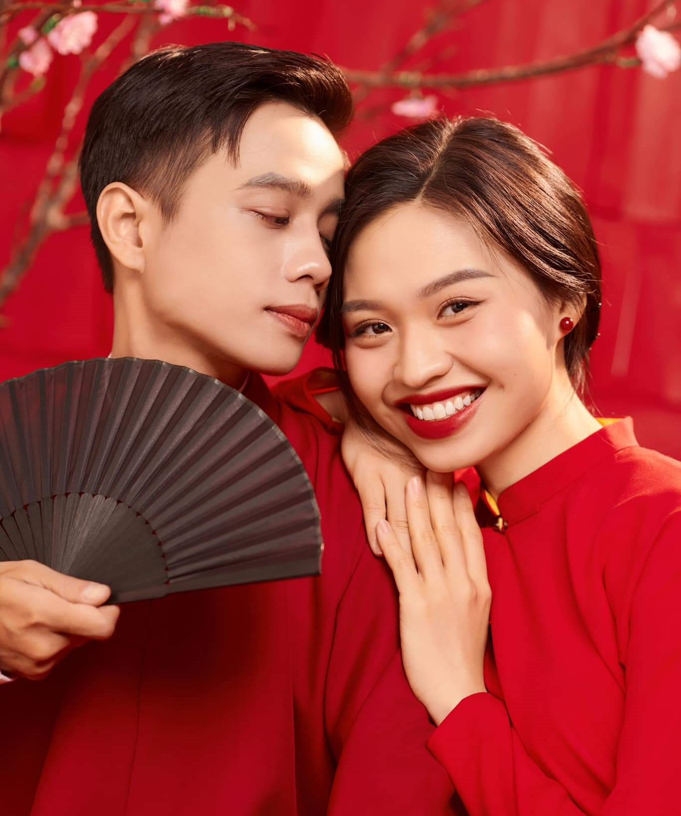 Đôi tình nhân Lê Lộc và Tuấn Dũng - Ảnh: NVCC
