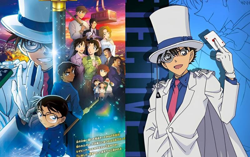 コナンと怪盗キッドの古典的な頭脳戦に加え、映画では平次と和葉のロマンチックな関係も描かれる - 写真: 東宝