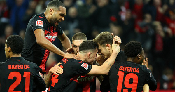 Tin tức thể thao sáng 24-2: Leverkusen bỏ xa Bayern Munich 11 điểm