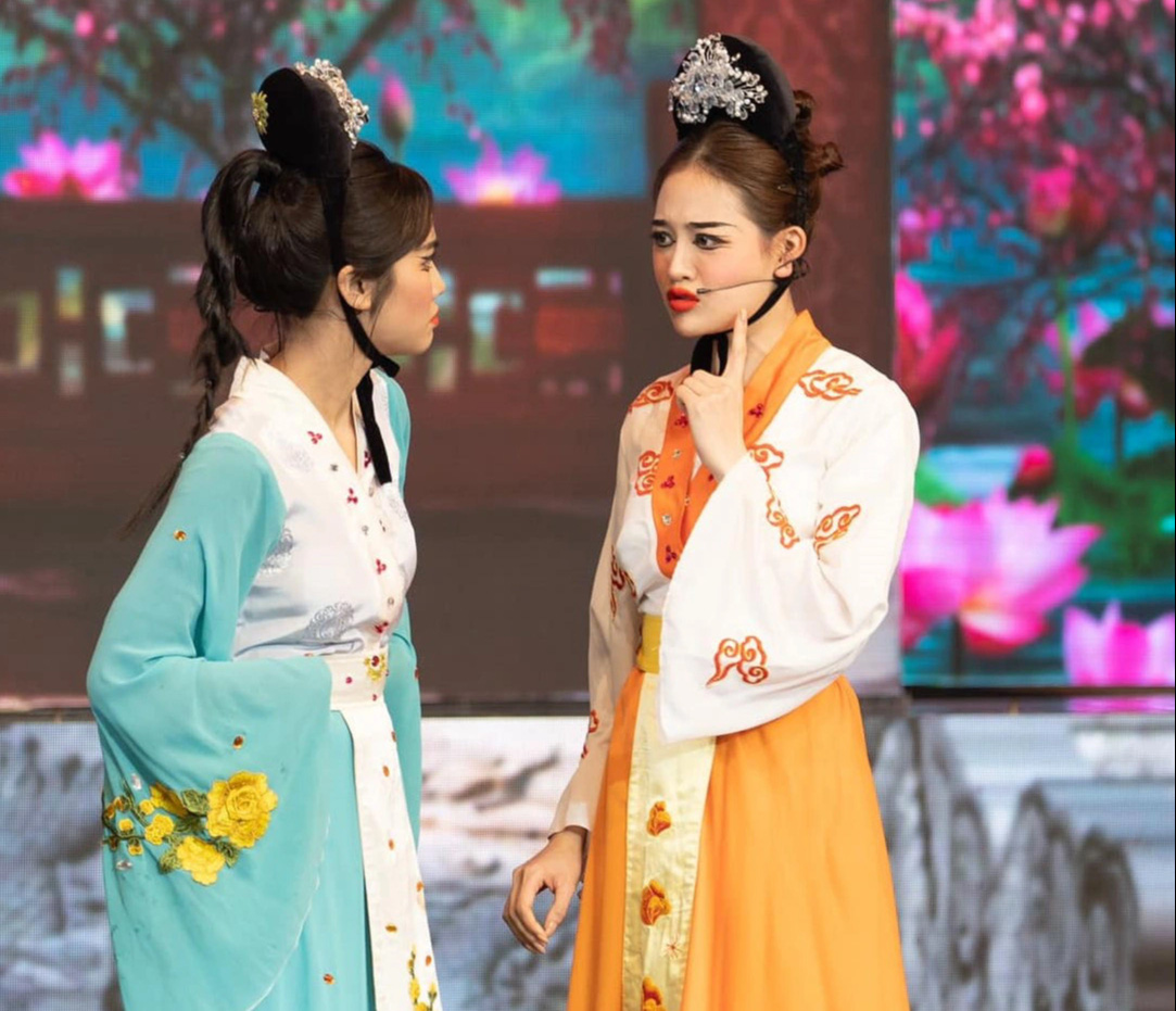 Thuy Anh ចូលរួមកម្មវិធី Tet Meeting TV Actors - រូបភាព៖ VTV Thùy Anh tham gia chương trình Tết Gặp gỡ diễn viên truyền hình - Ảnh: VTV