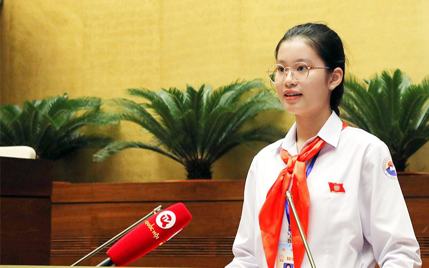 306 đội viên thiếu nhi tham gia phiên họp giả định 'Quốc hội trẻ em' lần thứ II - 2024 - Ảnh 5.