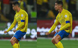 Ronaldo bị phạt sau màn ăn mừng phản cảm- Ảnh 3. Ronaldo giải thích pha ăn mừng