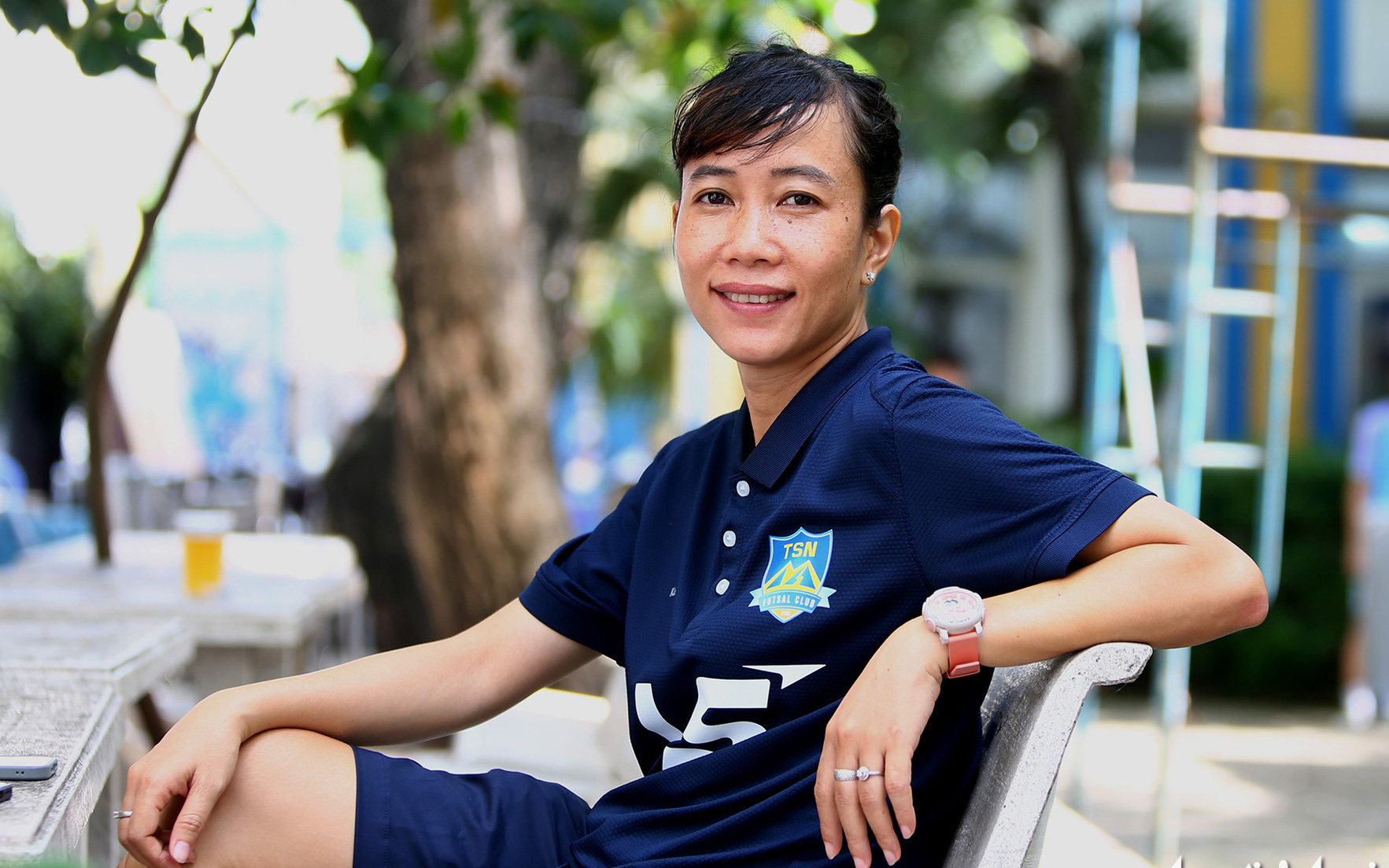 U20 nữ Việt Nam tổng duyệt suôn sẻ trước VCK U20 nữ châu Á 2024- Ảnh 3. Gặp HLV Huỳnh Thị Thanh Khiết - nữ giảng viên futsal châu Á đầu tiên của Việt Nam