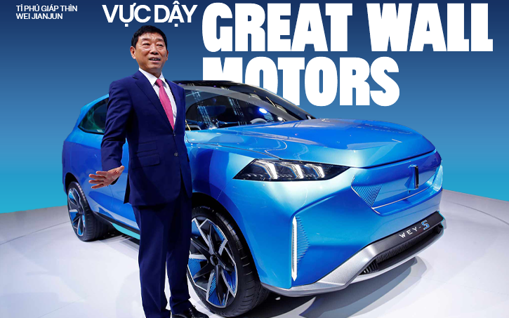 Tỉ phú Giáp Thìn Wei Jianjun: Người hồi sinh hãng SUV lớn nhất Trung Quốc