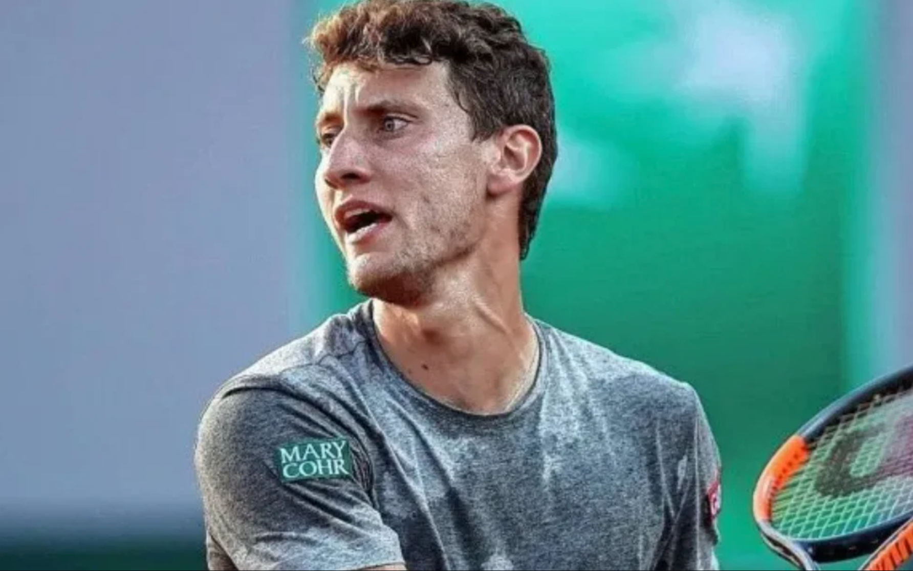 ‘Khách không mời’ phá bĩnh Giải quần vợt Miami Open- Ảnh 4. Tay vợt bị trọng tài truất quyền thi đấu vì