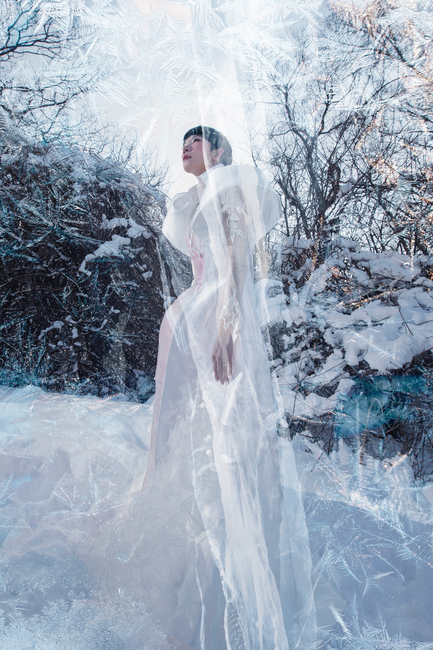 عکاس کینگ کان گفت که این اولین باری است که در هوای نامساعد عکاسی میکند، اما این موضوع انگیزهای برای کل گروه بود - عکس: تیم کینگ کان Nhiếp ảnh gia Kiếng Cận cho biết lần đầu anh chụp ở thời tiết khắc nghiệt - Ảnh: KIẾNG CẬN TEAM