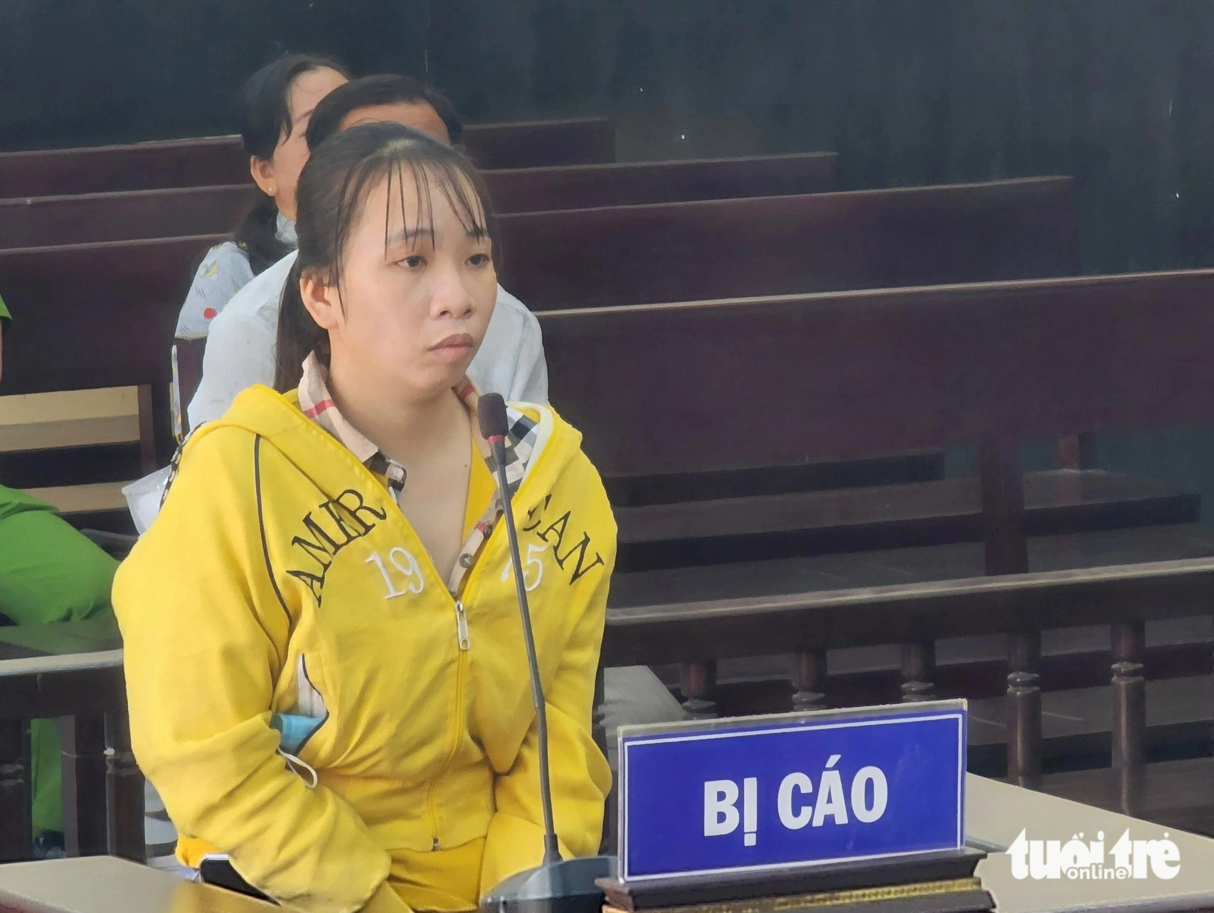 Nguyễn Thị Trúc Ly tại phiên tòa xét xử - Ảnh: HOÀI THƯƠNG