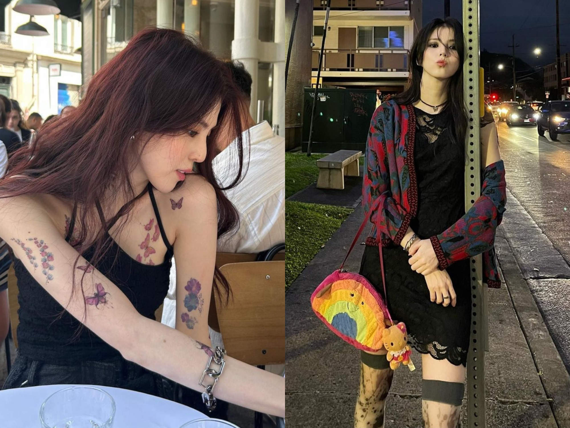 হান সু হির অনন্য ফ্যাশন সেন্স - ছবি: ইনস্টাগ্রাম Gu thời trang cá tính của Han Soo Hee - Ảnh: Instagram