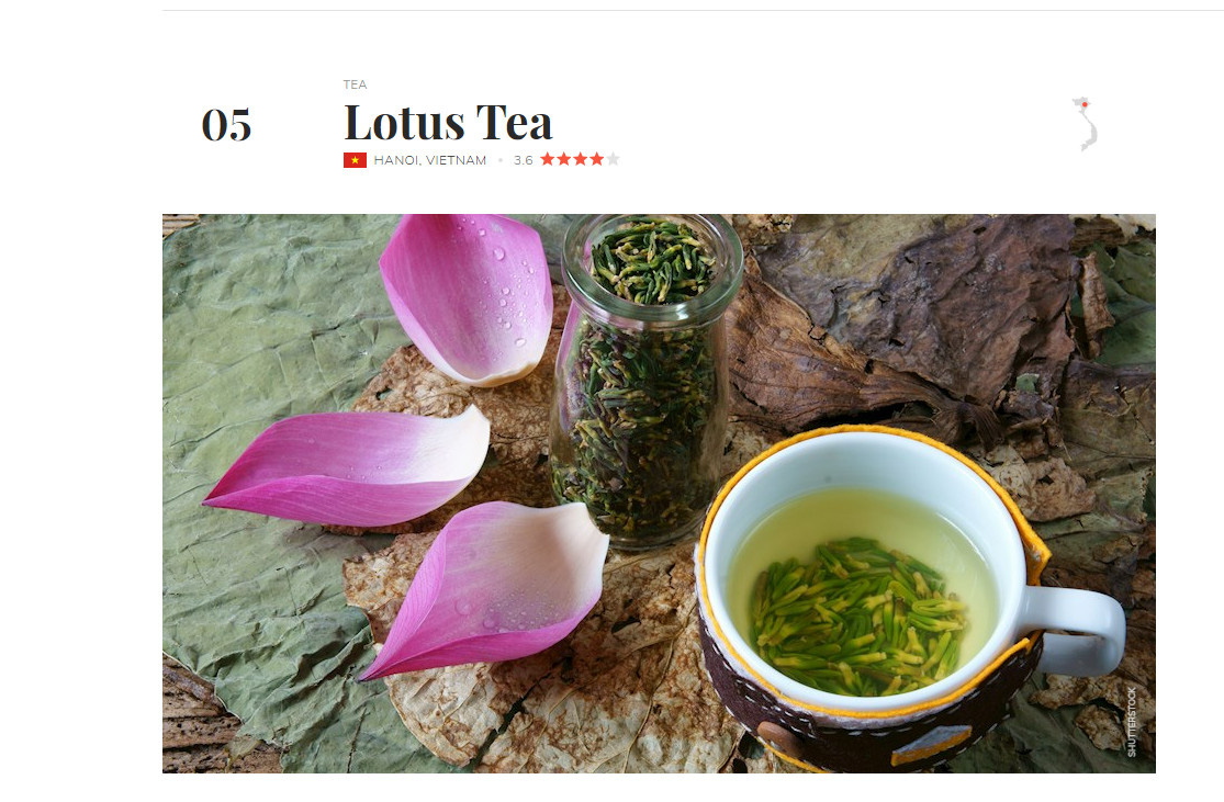 6 ποτά που πρέπει οπωσδήποτε να δοκιμάσετε στο Βιετνάμ, συμπεριλαμβανομένου του τσαγιού με γάλα - Φωτογραφία 6. Trà sen còn có thể điều trị mất ngủ