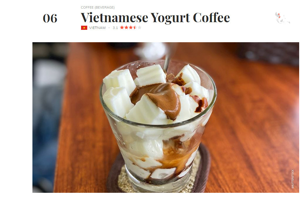 6 ποτά που πρέπει οπωσδήποτε να δοκιμάσετε στο Βιετνάμ, συμπεριλαμβανομένου του τσαγιού με γάλα - Φωτογραφία 7. Sữa chua cà phê là một biến tấu độc đáo trong các loại thức uống làm từ hạt cà phê